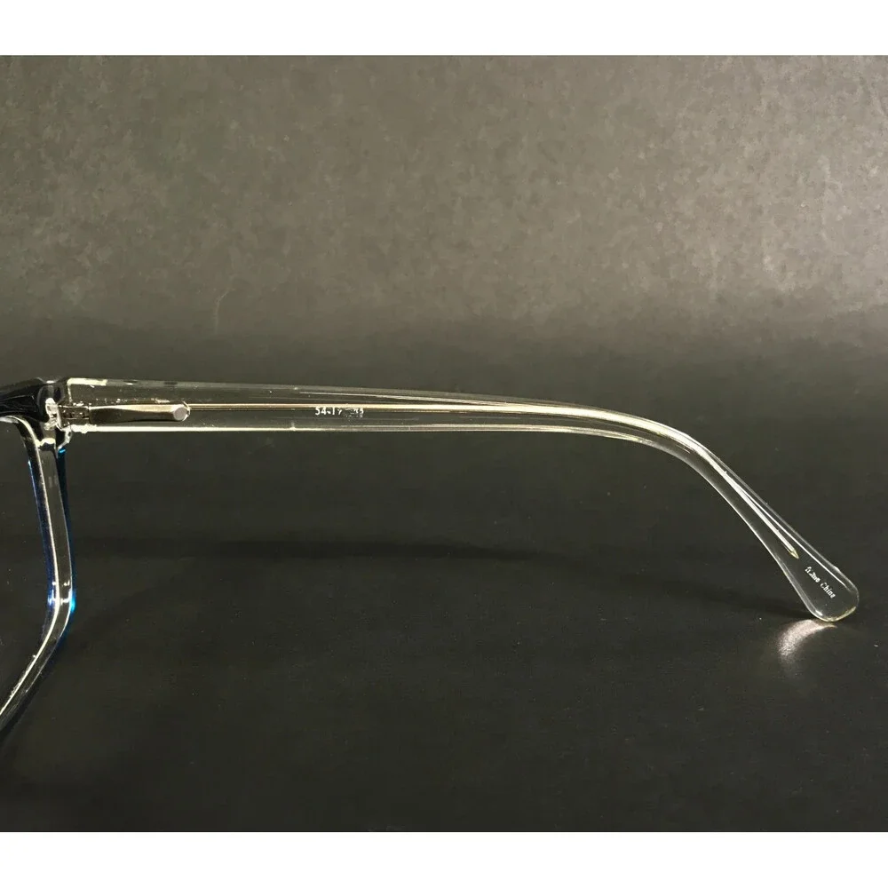 Parade Eyeglasses Frames Q-Series 1817 Blue Clear Cat Eye Full Rim 54-17-145